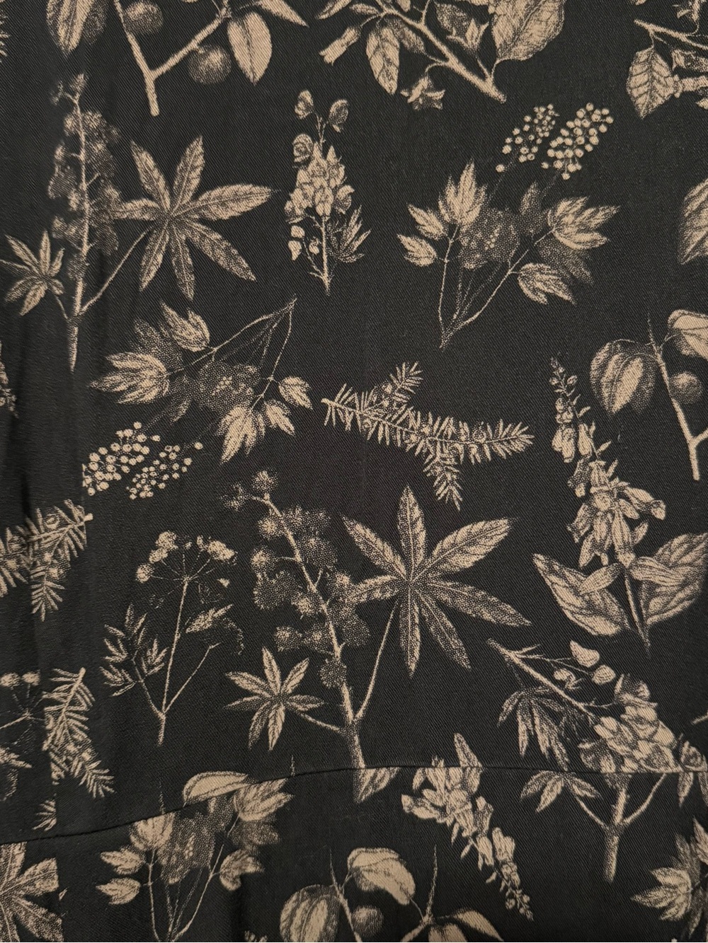 Disturbia Poisonous Plants midi faux wrap dress size 14 NWT - Picture 6 of 6